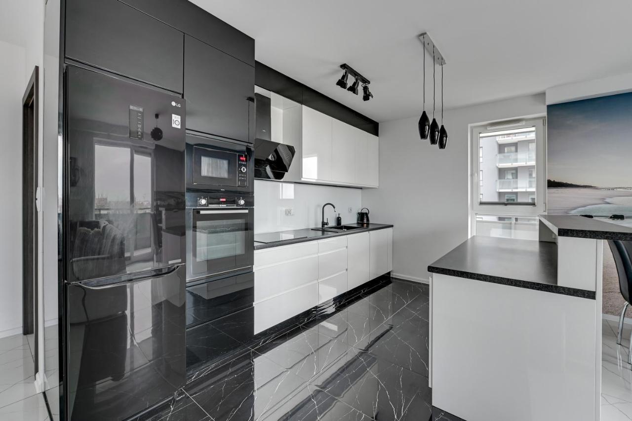 Grand Apartments - Luxury Apartment On The 11Th Floor With A View Of The Old Town กดัญสก์ ภายนอก รูปภาพ